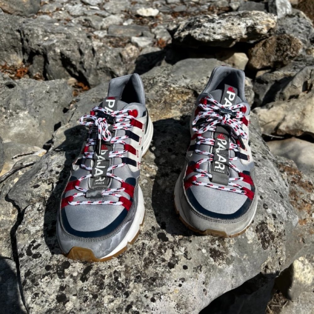 Pajar athletic shoes - size 11 - red/white/grey